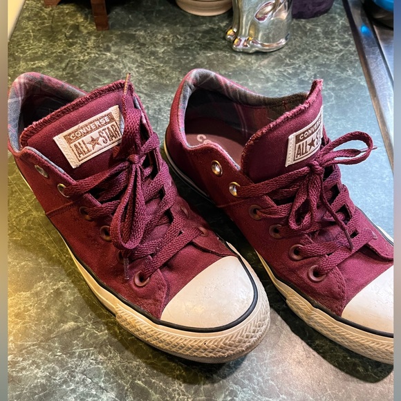 Converse Shoes - Converse Women’s Madison All Star Sneakers in Burgundy